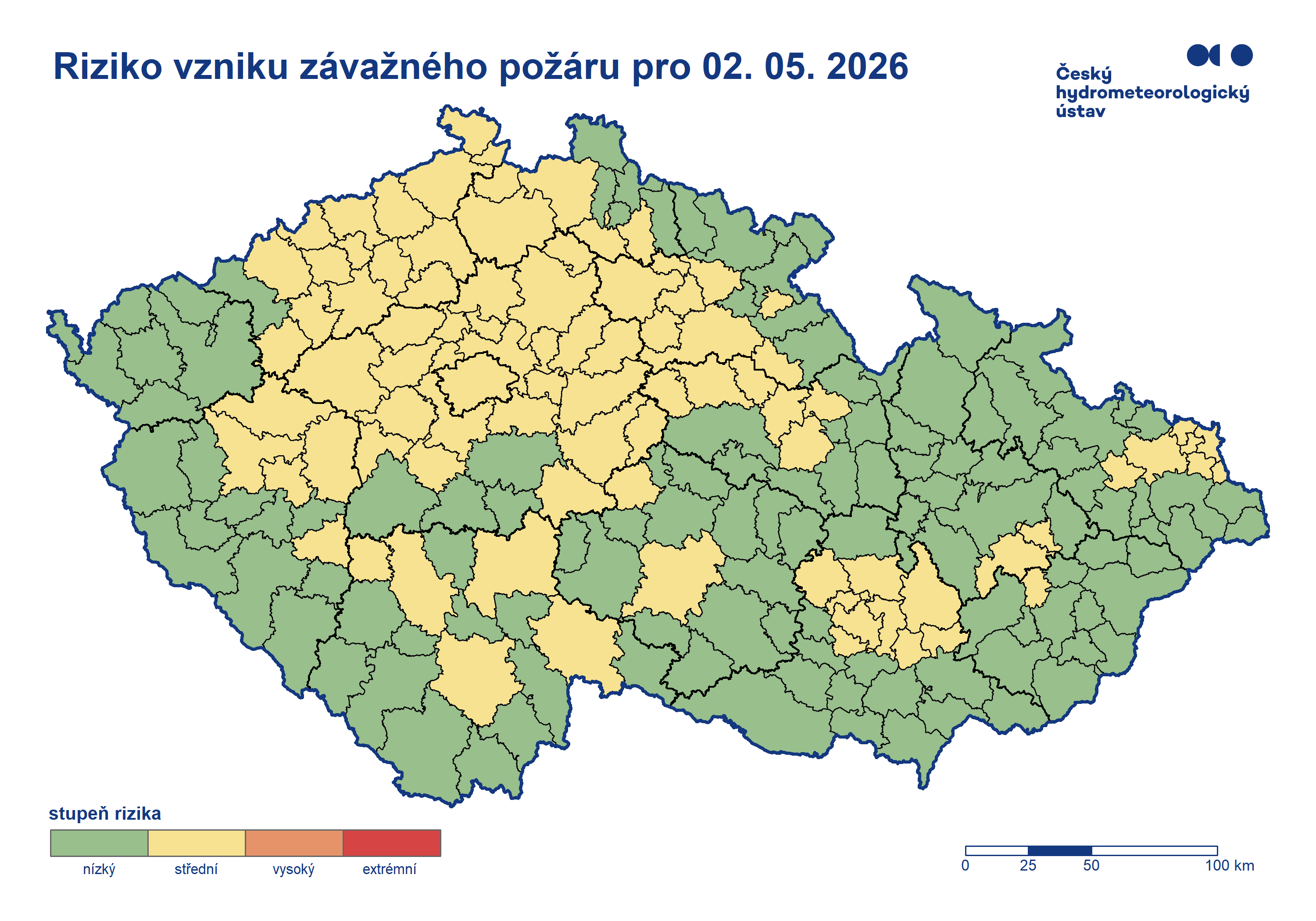 Riziko závažných požárů zítra