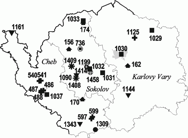 Mapa - Karlovarsk� kraj