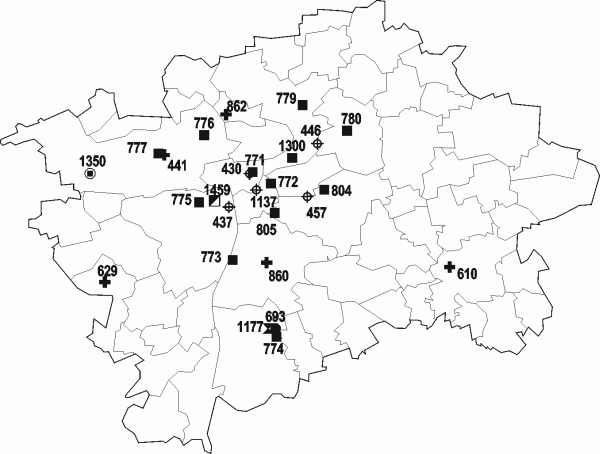 Mapa - Praha